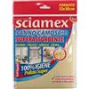 Sciamex Panno Camoscio Superassorbente 3 pezzi, 33x38cm, Assorbe, Pulisce, Sgrassa, Lucida