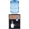 DWIKRYT Erogatore di acqua elettrico, bollitore elettrico 220V da 550W, erogatore automatico, doppia funzione calda e fredda, erogatore di acqua a carica dall'alto, adatto per scrivanie, comodini, tavolini