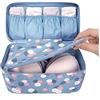 DUBENS - Borsa per biancheria intima, per reggiseni, calze, organizer da viaggio, borsa portaoggetti in tessuto Oxford impermeabile, colore blu