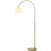Lindby Lampada da terra (Moderno) colore Oro, in Vetro ad es. Soggiorno & Sala pranzo lampada arco pavimento
