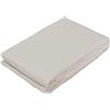 BASSETTI linea pop color lenzuolo coprimaterasso per sotto 100% cotone con ANGOLI ELASTICI CUCITI matrimoniale piazza mezzo singolo (13 BIANCO, SINGOLO 90x200)