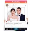 Social Crazy CORNICE SOCIAL PERSONALIZZABILE CON NOMI E DATA - Insta Wedding - CON STAMPA AD ALTA QUALITÁ (PANNELLO IN FOREX 70X100 CM)