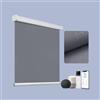 TIPIACE Tende Oscuranti Motorizzate Smart Hard-Wired o Ricaricabili, Tessuto Spesso Impermeabile Blackout Totale per Interni, Personalizzabili su Misura (Dark Grey)
