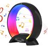 Generic Lampade Da Comodino - Caricatore Con Altoparlante Wireless, Sveglia RGB Con Caricabatterie Wireless | Lampada Da Tavolo A LED Intelligente Con Altoparlante Wireless, Lampada Da Comodino Con Sveglia E