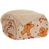 Home Tresor Coperta Plaid Pile Invernale Divano Singola Matrimoniale Morbida Calda Copertina Confortevole Finta Pelliccia Pelosa Sherpa Doppio Lato Flanella - Omino Beige, 127x152 cm