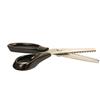 seaNpem Forbici dentellate zigzag in acciaio INOX - Tessuto forbici sartoria Upholstery Tailor smerlato forbici dentellate forbici, forbici da cucito in pelle tessuto carta strumento da taglio Scalloped 5mm