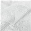 emmevi Tovaglia Plastificata Ricamata Bianca Pizzo 3D Moderna Copritavolo Cucina Antimacchia 137X50 DIS_G