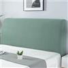 ZCXRYFL Copertura per Testiera per Letto Matrimoniale Singolo, Elastica Universale Copri Testata Letto EcoPelle/Imbottita/Legno/Tessuto Testiera Fodera Protezione Decorazione Antipolvere(170-185cm,Green)