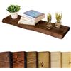 Chill House Waney/Live Edge Mensola Galleggiante Rustica 15cm x 4.4cm, Noce, 90cm
