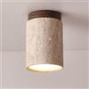 Hertl Plafoniera da incasso for piccolo corridoio Plafoniera a cilindro in bronzo antico Plafoniera in marmo Illuminazione for fattoria Lampada da soffitto moderna for ingresso Portico Corridoio Balco