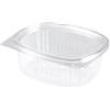 Generico set Vaschette per Alimenti con Coperchio attaccato Trasparenti in Pet VARIE MISURE Contenitori per Alimenti Riutilizzabili Chiusura ermetica (50 pz 130x98x50 mm 500 ml)
