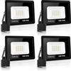 toobettp 4PCS Faretto LED 10W, 1000LM 6000K Faretti LED da Esterno Per Giardino