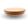 AlcoFermBrew Coperchio in Legno con Guarnizione - Faggio, Coperchio in Legno per Barattolo, Coperchio in Legno per Tazza (85/74mm)