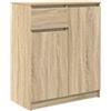 vidaXL Credenza con Cassetto Rovere Sonoma 71x35x84 cm in Truciolato, Mobile Contenitore, Mobile credenza, Armadio corridoio, Mobile Buffet
