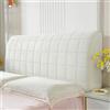 AYUOEODM Copri Testiera Letto Matrimoniale Imbottita Tortora,copritestiera Matrimoniale/singolo/una Piazza E Mezza Microfibra Marrone,elasticizzata Trapuntata Cuscino Copertura ( Color : 1# , Size : 200cm(79in