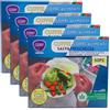 FEI FAN Cuffie Copri Alimenti Salva Freschezza, Resistenti con Chiusura Elastica, Riutilizzabili in Polietilene, Estendibili da 10 a 42 cm di Diametro, Confezione da 50 Pezzi (4)
