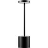AntDau71® - Lampada da Tavolo Touch, Ricaricabile, Senza fili, dimmerabile, Colore Nero, con 3 intensità di luce - CW968