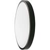 V-TAC VT-8630B-RD Plafoniera led 30W IP44 rotonda NERA 360° design moderno 3000K - sku 7639