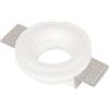VR VETRINEINRETE Vetrineinrete® Portafaretto da incasso in gesso a scomparsa tondo Ø 100 mm supporto per faretti gu10 e mr16 foro Ø105 mm GS-04 P39
