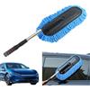 Sucritude Spolverino Per Auto Esterno Senza Graffi, Spolverino Telescopico Per Auto, Spazzolone Microfibra Auto, Per Auto AntiGraffio, Spazzola In Morbida Microfibra Per Auto, Camion E Motociclette