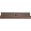 TAO LUCE Base di Supporto, Accessorio in Acciaio Inox per Fari LED da Esterno, Finitura Corten, Compatibile con Linee ZEN, FLOWER e POLO | Massima Stabilità e Design Elegante