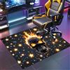 JaevKwzy Tappeto per Sedia Ufficio Gaming, Tappeto Salvapavimento Antiscivolo 70 x 90 cm, Tappetini per Scrivania e Sedia da Ufficio, Tappeto Salva Parquet Protezione Pavimento Laminato, Parquet