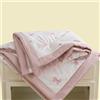 DOTBUY-SHOP 100% Cotone Trapuntino Copriletto Doppia Faccia Estivo Trapunta Leggera Fresco d'Estate Copriletto Trapuntato per Letto Singolo Letto Matrimoniale (Rosa Fiocco,200x230cm)