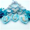 giftupstore bomboniere battesimo, comunione, cresima, compleanno, 40 Pezzi Blue maschio. compleanno bimba bambina bambino, blanc, rosa decorativo pietra angelo festa del neonato