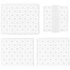 IlGruppone Set 4 Pezzi Tappetini per Lavello Scolapiatti Gocciolatoio Flessibile in PVC Accessori Cucina Protettivo Antifraffi Lavandino Cucina Prodotto Italiano - Bianco