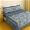 Corredocasa Completo Lenzuola Letto in Flanella Morbida e Calda - 2 Piazze - Letto Matrimoniale - Ideale per l'inverno, Caldo Cotone Made in Italy, Lavabile in Lavatrice (Matrimoniale, Celeste)