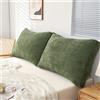 Hoowarm Cuscini Schienale Letto E Divano Cuscino Testiera Letto Singolo/Matrimoniale Removibile Cuscino da Parete Supporto Lombare Cuscino Schienale Cuscino per Testiera Divano(G,80x50/31x19in(1pc))