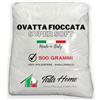 Tata Home Ovatta per Imbottitura in Poliestere Soffice per Cuscini Bambole Peluches Progetti Creativi Anallergica Fioccata Bianca Made in Italy Sacchetto 500 gr