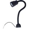 Yuecoom Faro da lavoro a LED con collo d'oca flessibile da 20 pollici e base magnetica 5W Rotazione a 360 gradi Lampada LED a asta flessibile universale per macchine utensili CNC 24V 36V