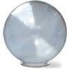 EXTRUMOL - Globo Lampione da Esterno Antinquinamento in Policarbonato Prismato Inciso Incolore con Collo a Baionetta - Ricambio - Illuminazione Esterna - Misure: Ø 45 cm - Apertura: Ø 17 cm