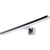 Kwazar Leuchte Kwazar Luminaire Lampada a LED per Specchio 3in1 Bagno 10W 800LM 50cm Bianco Neutro 4000K IP44 230V Lampada da Parete Lampada per Specchio, Armadio da Bagno Lampade per Specchio Elena Argento
