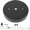 Holibanna 1set Piastra Di Copertura Per Soffitto Metallo Per Lampade Sospese Accessori Per Illuminazione Robusti E Durevoli Compatibili Con Lampadari E Plafoniere Per Casa Ristoranti E Bar Nero