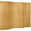 vidaXL Pannello Divisorio per la Stanza in bambù Naturale Paravento 250x165 cm Separè