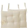 Home Tresor - Coprisedie Cuscini Sedie Cucina Set da 2 | Cuscini Sedia da Giardino, Sala Pranzo 2 Pezzi per Interni ed Esterni Morbida Imbottitura Confortevole 6 Cm. (Panna)