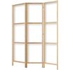 framed concept - Divisorio in legno 135 x 172 cm, 3 pezzi, unilaterale, in stile orientale