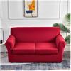 ELYSYSRL Copridivano 2/3/1 posti con Braccioli Stretch con Cuscino Separati Elastico Decorazione del Soggiorno (Color : #27, Size : 2 posti)