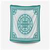 HOME ZEN HOUSEHOLD LINEN Telo copritutto matrimoniale con disegni tribali, 210x235 cm, 100% cotone indiano, colori vivaci (VERDE ACQUA, KOS)