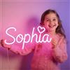 Fishoney Scritta LED Personalizzabile,Insegna al Neon Personalizzata e scritte neon, regalo adatto per matrimoni, feste di compleanno, camera da letto, bar, negozio, logo, festa della mamma e del papà