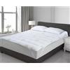 Home Tresor Topper Singolo 90 x 200 Aloe Vera Correttore Materasso Anallergico Fresco e Traspirante in Microfibra con Elastici Extra Morbido (Singolo)