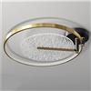 TOMYEUS Plafoniere LED Moderno GUIDATO Plafoniere, Luce a Filo Rotonda, for Cucina, corridoio, Soggiorno, Camera da Letto e Ufficio Lampada da Soffitto
