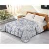 BANZAII TEXTILE INNOVATOR ONLINE Banzaii Trapunta Singola 170x260 cm Invernale in Ecopiuma da 380 gr/mq calda e morbida - Piumone Invernale Anallergico e Traspirante - Prodotto in Italia - Giada Azzurro