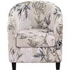 AQIGR Copripoltrona 1 Posto Elasticizato Copripoltrona Chesterfield Antiscivolo Stampata Copri Poltroncina Universale Rimovibile Lavabile Fodera per Sedia da Club (Color : #22)