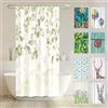 arteneur® - Fogli sospesi - Tenda da doccia antimuffa 120 x 200 cm - Riciclata con Öko-Tex Standard 100 - Orlo appesantito, opaco, impermeabile, lavabile, 8 anelli e e-book