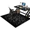 Tkuhknag Tappeto per Sedia Gaming, Tappeto Sedia Ufficio Antigraffio, Tappeto per Sedia con Ruote, Tappeto Salvapavimento Protezione Parquet, Tappetino Protettivo Resistente per Pavimenti Duri 60 x 90 cm