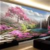 Instarry 5D Diamond Painting Full Cascata di Scenario Naturale Quadro Moderno Soggiorno 120x50 cm