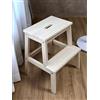 Ikea, 601.788.87, Bekvam, sgabello in legno, beige